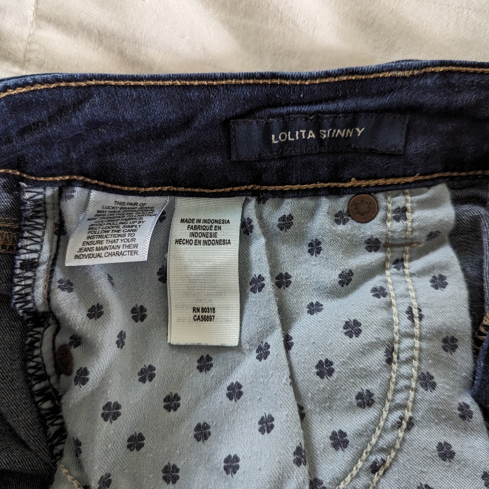 Lucky Brand Lolita Skinny Stretch Jegging 8 / 29 Faded Wash Blue Jean Mid Rise - Picture 5 of 8